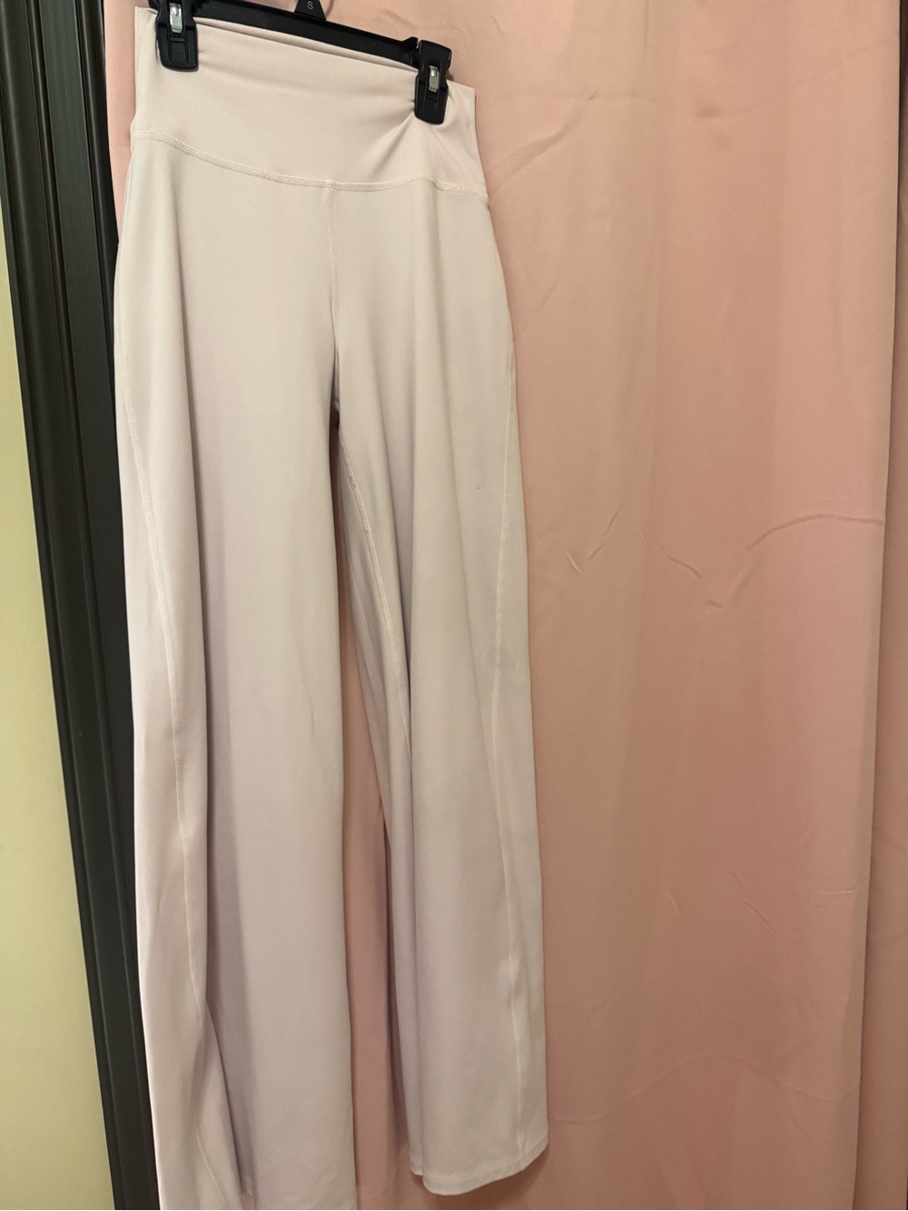 🩷hollister High-Waist Wide-Leg Women's Jumpsuit Pants — Light Pink
